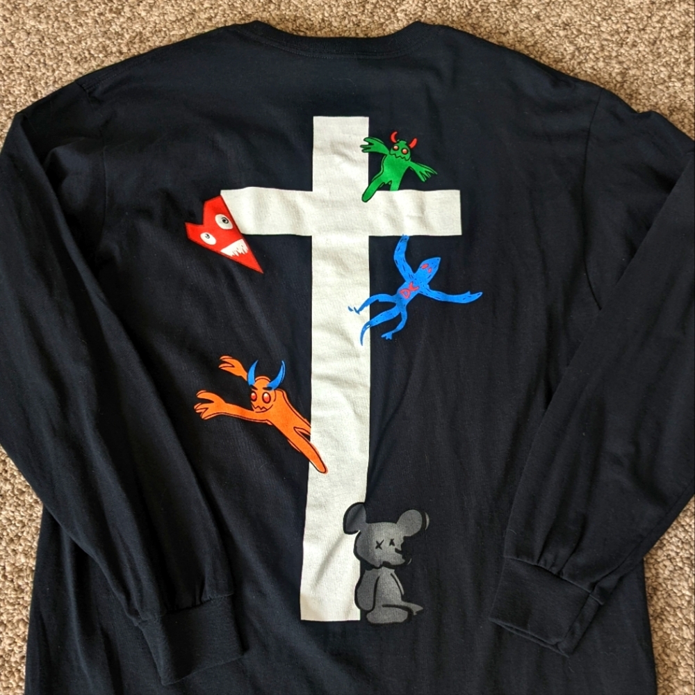 Hello DC Skateboarding Monster‎ Graphic T-Shirt Gildan Size L